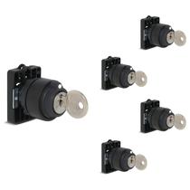 5 Botão Comutador Com Chave PT 0-1 P0 Steck SLCG8D0C 5 Botão Comutador Com Chave PT 0-1 P0 Steck SLCG8D0C