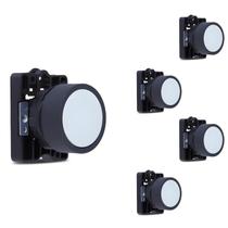 5 Botão De Comando Steck SLPRN5 Branco Para Automação IP40 5 Botão De Comando Steck SLPRN5 Branco Para Automação IP40