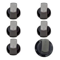 5 Botão Manipulo + Botão Forno Fogão Brastemp BFS5 BFD5 BYS5