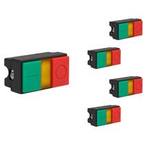 5 Botão Pulsador Duplo Luminoso Steck SLPDL Max Botton 5 Botão Pulsador Duplo Luminoso Steck SLPDL Max Botton
