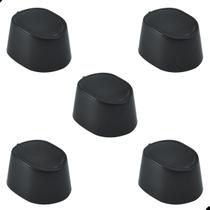 5 Botões Fogão Atlas Mônaco Plus 4 Bocas Preto