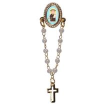 5 Bottons com Terço Santo Antônio Infantil