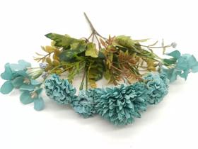 5 Buque De Flor Artificial Com Hortênsias Campestres E Cravo