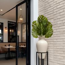 5 Buques de Costela de Adão Artificial Silicone Premium para Arranjos de Luxo e Projetos DIY - DE1625