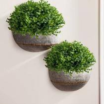 5 buquês de mini eucalipto 6 hastes cada plantas artificiais para decoração de mesas e recepção - DE0324 5 buquês de mini eucalipto 6 hastes cada plantas artificiais para decoração de mesas e recepção - DE0324