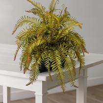 5 Buquês de Samambaia Artificial Outonal Realista para Vasos e Decoração Interna - DE2223