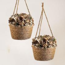 5 buquês flores mini hortênsia artificial decoração p/ casa festa de casamento jardim e escritório