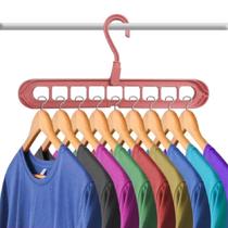 5 Cabide Organizador De Roupas Bolsas Triplique Seu Armário 5 Cabide Organizador De Roupas Bolsas Triplique Seu Armário