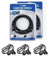 5 Cabo De Força Universal 5mts 10a 500v 5 Cabo De Força Universal 5mts 10a 500v