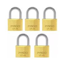 5 cadeado lt pado 45mm - maçico não enferruja e resistente