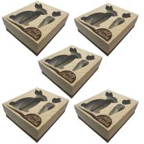 5 Caixa Ovo de Pascoa C/Colher ECO Gourmet Chocolate 500g