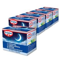 5 Caixas Chá Dr Oetker Camomila Cidreira Hortelã Erva-Doce
