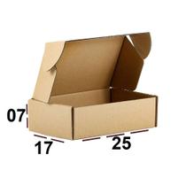 5 Caixas de Papelão 25 x 17 x 07 Montável para Envios Correios Sedex Ecommerce - RP CAIXAS