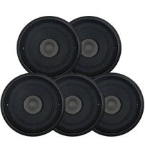 5 Caixas Embutir Teto Arandela Preta 5pol 55w Som Ambiente