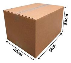5 Caixas Papelão (Colada) - 60x40x50 Cm Embalagens