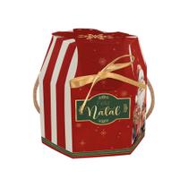 5 Caixas Para Mini Panetone Com Alça Premium Natal Noel C5125 Ideia