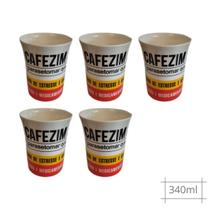 5 Caneca 340ml Cafezim Achocolatado Leite Quente