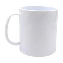 5 Caneca Branca Plástico Polímero para Sublimação 325ml - ENVIO IMEDIATO 5 Caneca Branca Plástico Polímero para Sublimação 325ml - ENVIO IMEDIATO