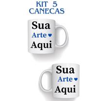 5 canecas de porcelana personalizada para seu evento