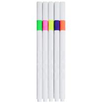 5 Canetas Hidrográfica Neon com Ponta Super Fina 0,4mm 5 Canetas Hidrográfica Neon com Ponta Super Fina 0,4mm
