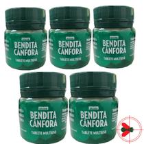 5 Cânfora Aromatizante Repelente De Pragas Pote 30 Tab 0,75g 5 Cânfora Aromatizante Repelente De Pragas Pote 30 Tab 0,75g