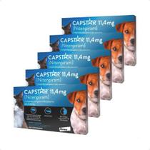 5 Capstar Antipulgas Gatos Cachorro Ate 11kg Envio Imediato 5 Capstar Antipulgas Gatos Cachorro Ate 11kg Envio Imediato