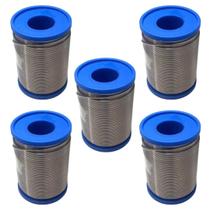 5 Carreteis Estanho Para Solda 1mm 60x40 Cobix