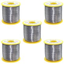 5 Carretel Estanho P/ Solda 50x50 Fluxo Ra 1mm 500g Cobix