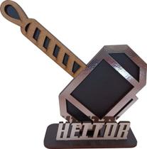5 Centros De Mesa Thor , Vingadores 14cm Mdf Lindos