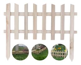 5 Cercas Sem Pintura Para Jardim 40x50 EcomEM