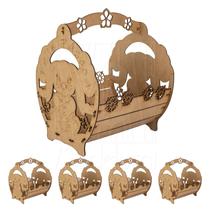 5 Cesta G Páscoa Mdf Ifood Presente Chocolate Ovo