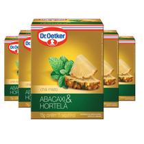 5 Chá Abacaxi e Hortelã 15gramas Dr Oetker