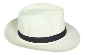 5 Chapeu Panama Palha Sintetica Aba Larga Moda Tropical