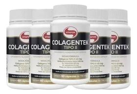 5 Colagentek Colágeno/minerais/vitaminas 60 Cáps - Vitafor 5 Colagentek Colágeno/minerais/vitaminas 60 Cáps - Vitafor