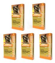 5 Combo Advocate Gatos 0,4ml Até 4kg 15 Pipetas 5 Combo Advocate Gatos 0,4ml Até 4kg 15 Pipetas