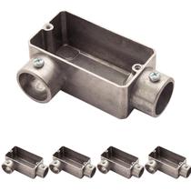 5 Condulete 1/2 Tipo Lr Alumínio S/rosca S/placa Sieg