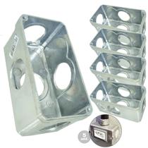 5 Condulete 1" Polegada Multiplo X Galvanizado Tramontina