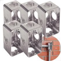 5 Condulete 3/4" Múltiplo Tipo X alumínio galvanizado Tramontina