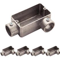 5 Condulete Alumínio LL 3/4 Sieg S/placa S/rosca