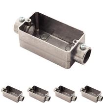 5 Condulete Medida 1 C Alumínio S/rosca S/placa Sieg