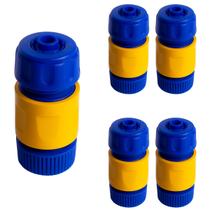 5 Conector de Engate Rápido Rosca Externa 3/4” para Mangueira 1/2" - Prático, Resistente e Durável p/ Jardim Irrigação 5 Conector de Engate Rápido Rosca Externa 3/4” para Mangueira 1/2" - Prático, Resistente e Durável p/ Jardim Irrigação
