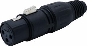 5 Conector Plug Xlr Canon Fêmea Linha Profissional Sk013 Csr