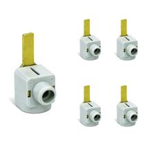 5 Conector Steck 1 Polo 80A Para Barramento 50mm 500V 5 Conector Steck 1 Polo 80A Para Barramento 50mm 500V