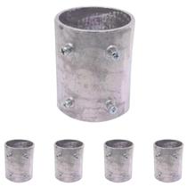 5 Conector Unidut Reto Sieg Medida 1 1/2 Em Alumínio