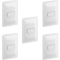 5 Conjuntos 1 Interruptor Paralelo 4x2 Pial Zeffia 680105 5 Conjuntos 1 Interruptor Paralelo 4x2 Pial Zeffia 680105