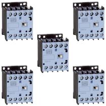 5 Contator Mini Weg 1NA 12A 220V/60Hz 190V/50Hz CWC012 Tripolar