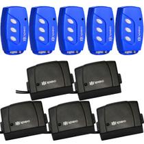 5 Controle Motor Portão Ecp Ppa Rcg Garen Seg Farol Tx Car + 5 Controle Azul Portão 433mhz 3 Canais Clip Fixar Bateria 5 Controle Motor Portão Ecp Ppa Rcg Garen Seg Farol Tx Car + 5 Controle Azul Portão 433mhz 3 Canais Clip Fixar Bateria