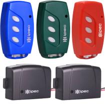 5 Controle Portão 3 Canais Colorido + Tx Car Farol Carro Moto Garen Rcg Ppa Seg 433,92mhz Code Learn