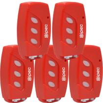 5 Controle Portão Eletronico Alarme 433,92mhz Code Learn Garen Ppa Rcg Seg com Clip de Fixação