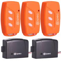 5 Controle Portão Laranja 3 Canais com Clip de Fixação + Tx Car Farol Alto Carro Moto Garen Rcg Ppa Seg 433,92mhz 5 Controle Portão Laranja 3 Canais com Clip de Fixação + Tx Car Farol Alto Carro Moto Garen Rcg Ppa Seg 433,92mhz